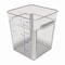 Carlisle Foodservice Squares Polycarbonate Food Storage Container, 18 qt, 11 13 x 11.13 x 12.58, Clear, Plastic 1195507 - alternate 1